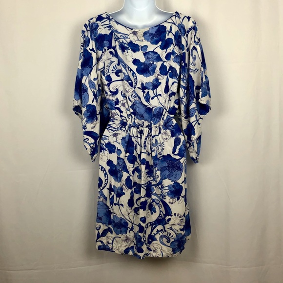 H&M dolman sleeve rayon mini dress 4 - Picture 6 of 6